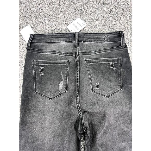 NWT - PTCL High Waist Demi Bootcut Jeans Black  Size 27 - Picture 3 of 5